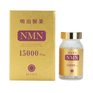 日本明治 NMN15000+辅酶Q10 双效营养胶囊  细胞活力补充・延缓衰老・90粒装