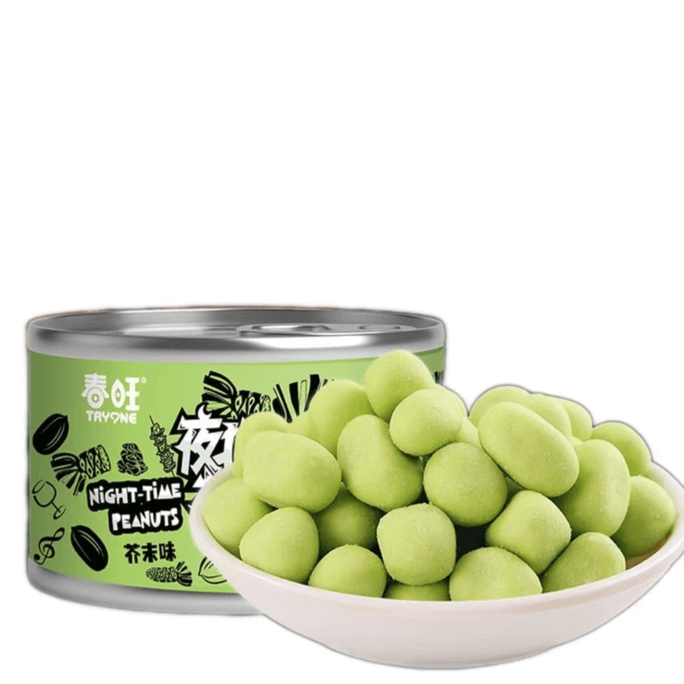 Chunwang Night Cat Mustard Peanuts Late-night snack chasing leisure snack canned 88g*1 can