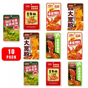 冠口福 素牛肚金钱肚宽粉脆嫩贡菜 随机混合装一次尝遍5种爆款 10袋