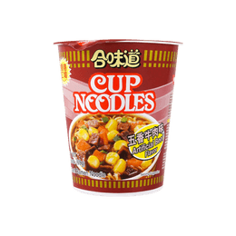 Five Spice Beef Cup Noodles - Instant Noodles, 2.43oz