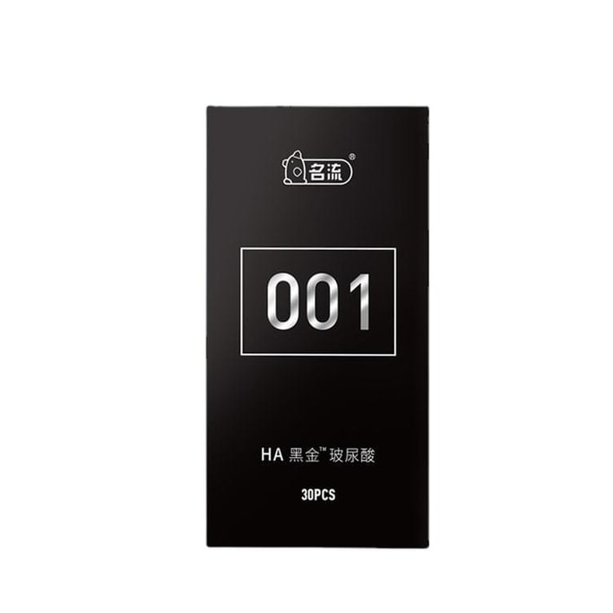 연예인 블랙 골드 001 히알루론산 콘돔 초박형 수용성 콘돔 30팩