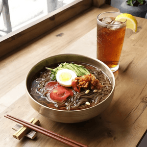 Buckwheat Noodles with Perilla Oil , 2 Servings , 15.8 oz 【Korean Memil Guksu】【K- Drama Same Style】