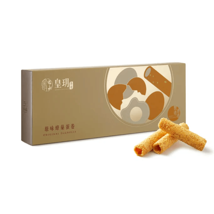 皇玥 [原版直送] 金獎 原味蜂巢蛋卷 精装礼盒 88g