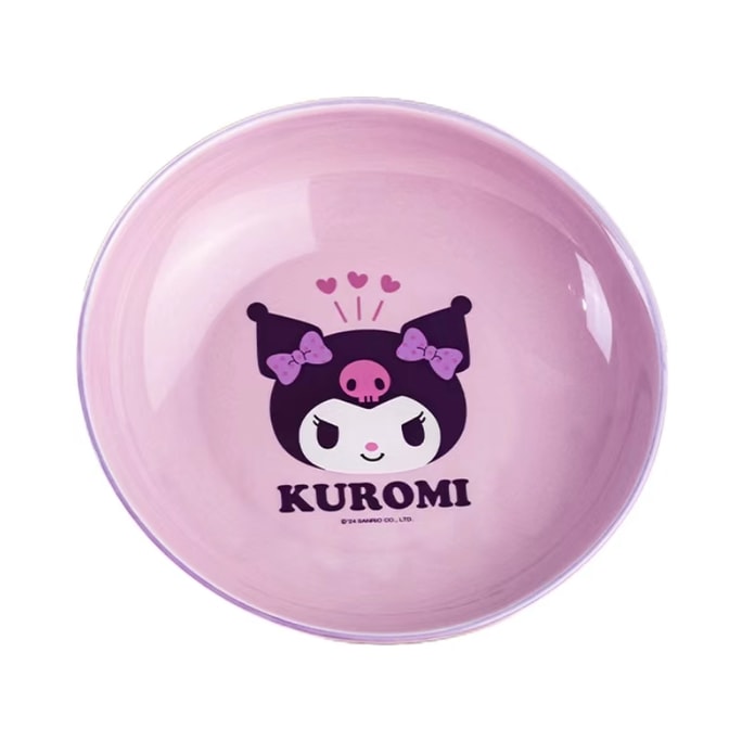 【中国直送】ぐじし 無地陶板 漫画 ガーリーハート おうちごはん サンリオ 古代皿 クロミ 1枚 *|到着予定3-4週間