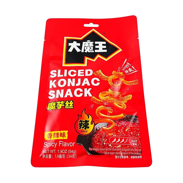 YANJINPUZI Sliced Konjac Snack Spicy Flavor, 1.9 oz - Yami.com