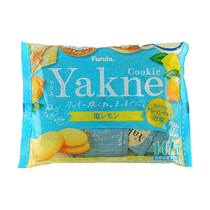 Yakne Salt Lemon Cookies, 14개, 5.18 oz【독일 알프스 소금 & 미야코지마 바다 소금】