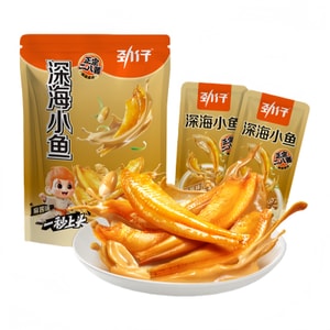 Jin Zai Sesame Sauce Flavored Deep-Sea Baby Fish Snacks, 120g (Approx. 10 Packs), Mild & Non-Spicy – Perfect for Office Munching and Craving Satisfaction