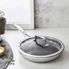 ZWILLING Energy Plus 10-inch Stainless Steel Ceramic Nonstick Fry Pan With Lid