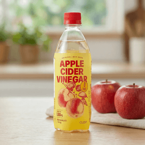 Apple Cider Vinegar Soda Original Zero ,16.9 fl oz【Naturally Fermented Beverages】【0 Sugar 0 Calories】