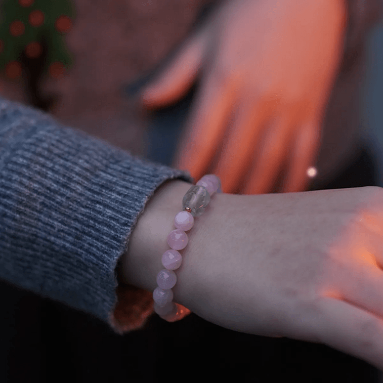 Peach Blossom Abundance Crystal Bracelet Lingyin Blessed for Women 3