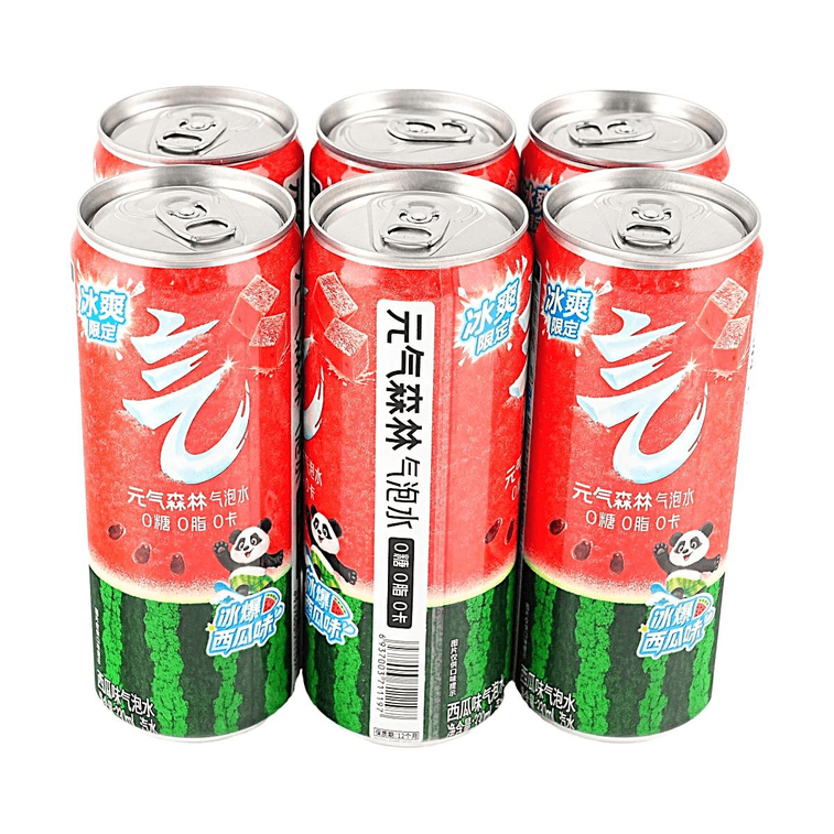 スパークリングウォーター、スイカアイス風味、11.16液量オンス×6缶【砂糖0、脂肪0、カロリー0】【夏季限定：ひんやり爽やか】 5