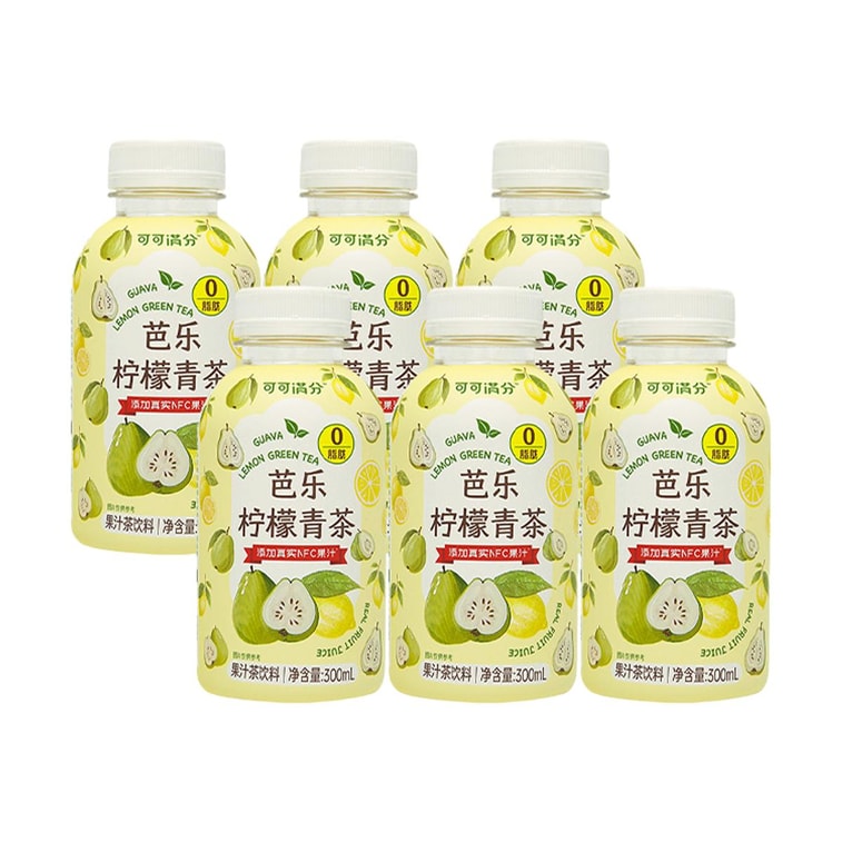 Guava Lemon Fruit Juice Tea,10.1 fl oz *6【6 Packs】【0 Fat Low Calories】 5