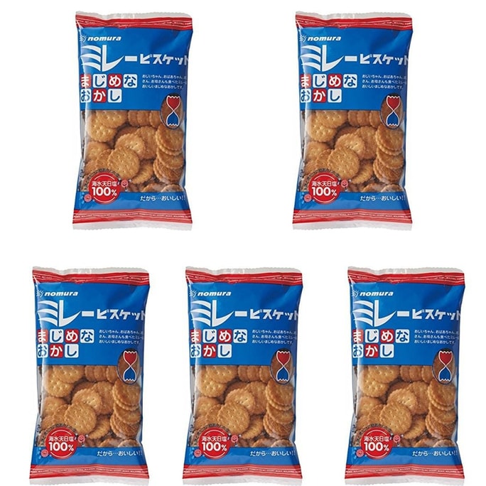 【日本直邮】NOMURA野村煎豆 野村小饼干120g*5包【超值组合】