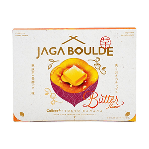 カルビー×東京バナナ じゃがいもボールデ、さつまいもチップスギフトボックス、発酵バター風味、4個入り（1個2.53オンス）