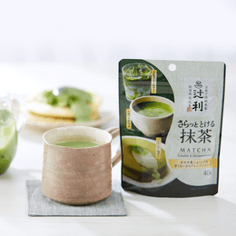 Uji Soluble and Unsweetened Matcha Powder,Japanese Green Tea,0 Sugar,1.41 oz