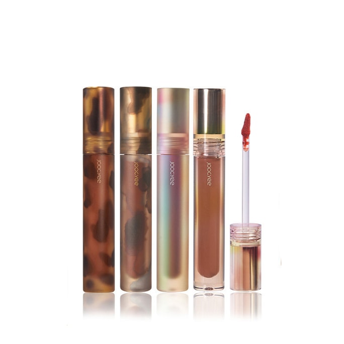 Shell Amber Mirror Lip Glaze Matte Lip Mud Lipstick #V05