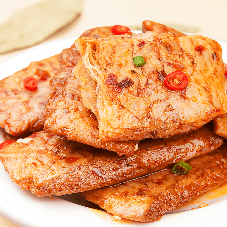 劲仔 手撕素肉 韩式烧烤味 豆干辣条 20袋入 400g【新旧包装随机发】 9