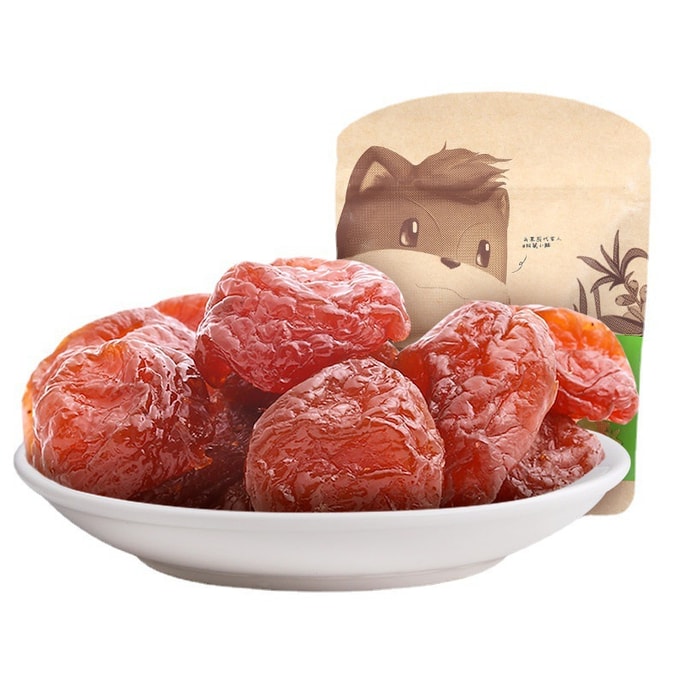 [중국 직배송] 다람쥐 세 마리 꿀 반 매실 스낵 말린 과일 설탕에 절인 과일 말린 과일 매실 116g/bag