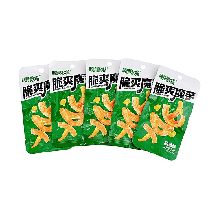 こんにゃくスナック ホット＆サワー味 20袋入り 12.69オンス 7