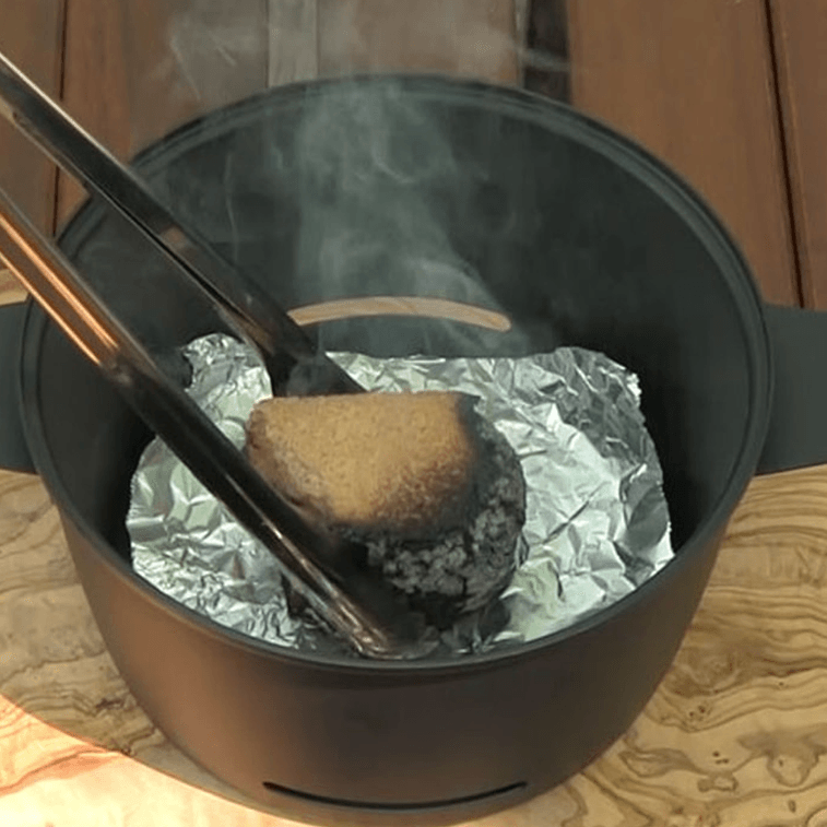 日本APELUCA 家用迷你煙燻烤爐 便攜小巧戶外可用 燻肉燻香腸燻魚燻堅果 7
