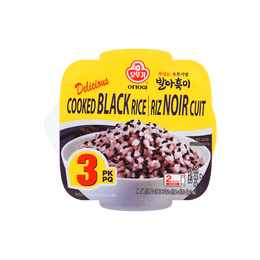Delicious Cooked Black Rice 210g*3