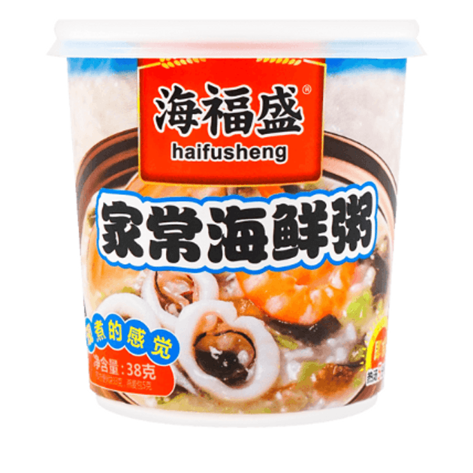 [Direct Mail From The United States] Haifusheng Freeze-dried Porridge Cubes Homemade Seafood Porridge 38g