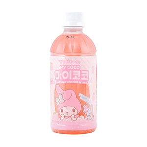 Sanrio My Melody Peach Flavor Drink With Nata De Coco, 11.5 fl oz