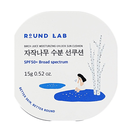 韩国ROUND LAB柔恩莱 白桦树水感保湿防晒气垫 15g