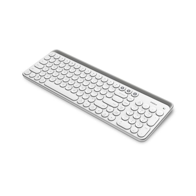 小米MIIIW K02 米物藍牙雙模式無線鍵盤-白色