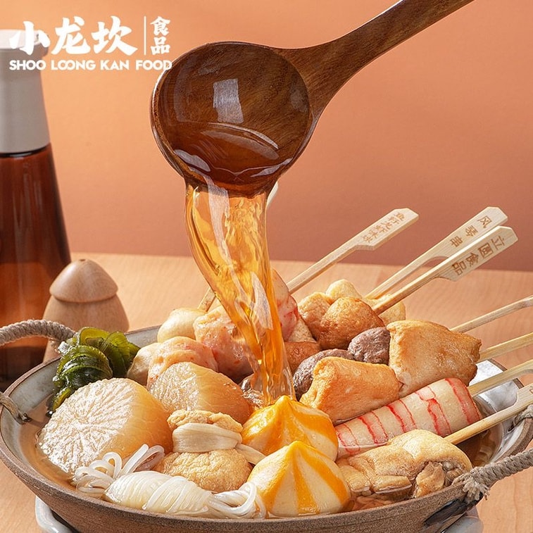 [중국 직배송] 샤오롱칸 오뎅 조미료, 50g 1봉, 무지방, 무방부제, 간편한 국물 베이스, 일본식 스키야키 전골 베이스. 4