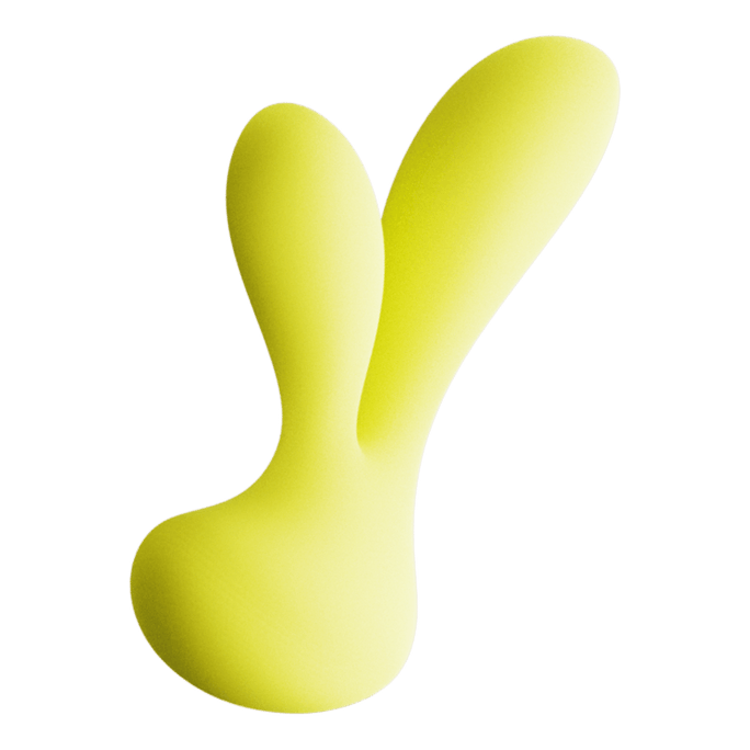 Mini Egg Vibrator Yellow 1PC