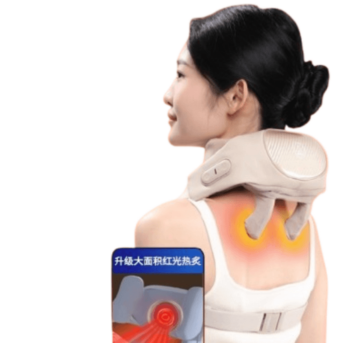 R3 Supreme Neck and Shoulder Massager Trapezius Shoulder and Cervical Massager Supreme Upgrade Champagne Gold 1 Pack