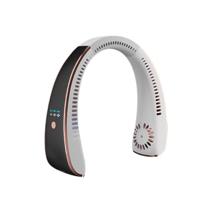 AI Voice 6000mHa Bluetooth Voice Neck Fan Rose Gold 1pc