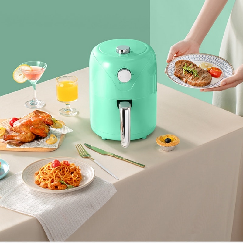 【中国直邮】 亲太太 美规空气炸锅家用小容量迷你便捷无油炸锅  白色 一个装