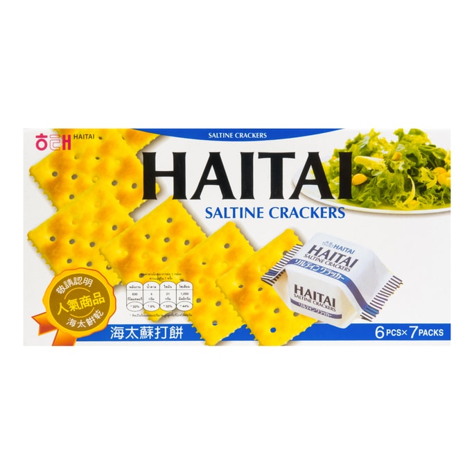 韓國HAITAI海太 蘇打餅乾 7包入 141g
