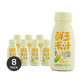 Freshly Squeezed Corn Juice 8.11 oz *8【8 Packs】