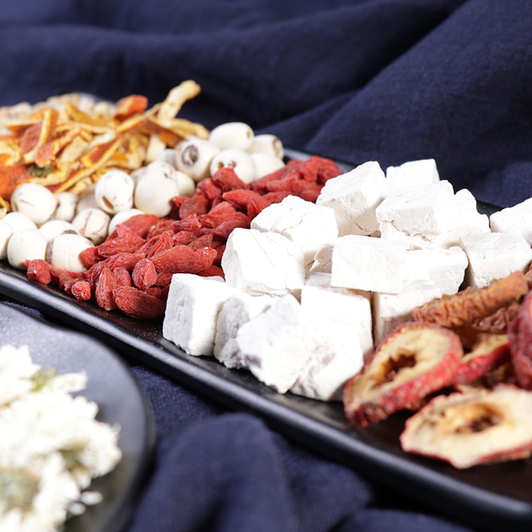 [중국 직배송] 한교탕 복령앙금 (율무씨와 복령앙금) - 해독, 장 보습, 비장과 위장 보양, 비장 강화 및 습기 제거 - 300g/병 3