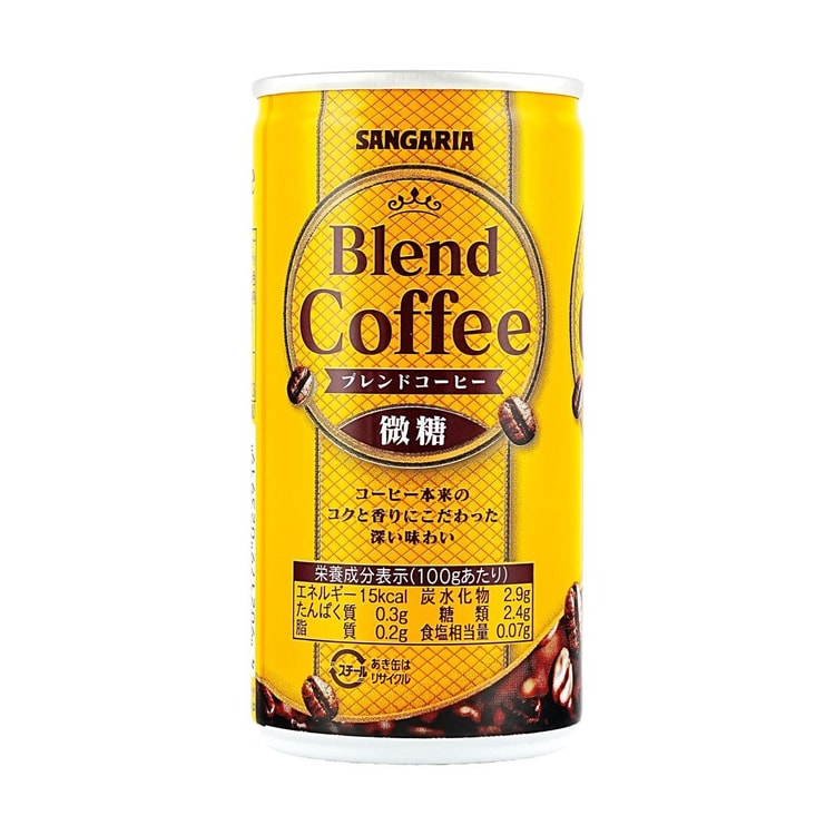 サンガリア ブレンドコーヒー、低糖フレーバー、6.53オンス - Yami