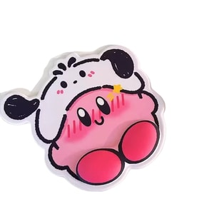 【中国直送】クレヨンしんちゃん マウスリストレストパッド 滑り止め 厚手 マウスパッド ピンク カービィ 1個
