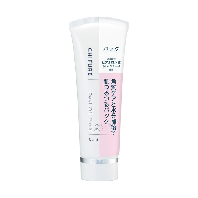 【日本直邮】CHIFURE千肤恋 剥离式保湿涂抹面膜 去角质清洁毛孔 80g