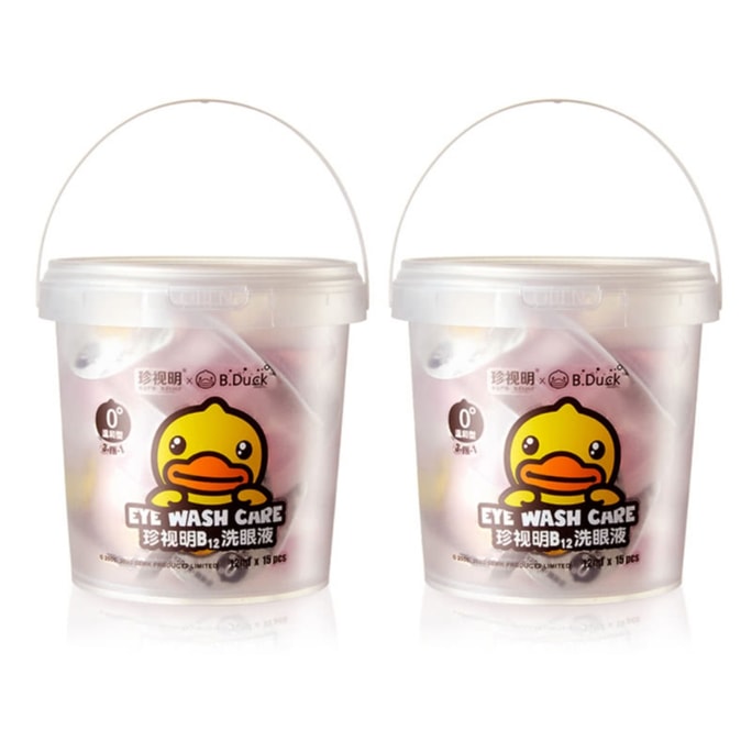 (Mild Formula) - 12ml×15pcs×2 Jars - Refreshing & Gentle Cleansing