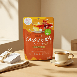 日本NITTOH日东红茶 焦糖奶茶 冲泡速溶茶包 4包 35.2g