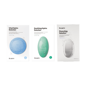 Dermask Water Jet Vital Hydra Solution Mask, 5pcs + Soothing Hydra Solution Mask, 5pcs+Porecting Solution Mask, 5pcs