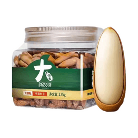 【中国直邮】 新农哥 大颗粒手剥松子 125g*1罐