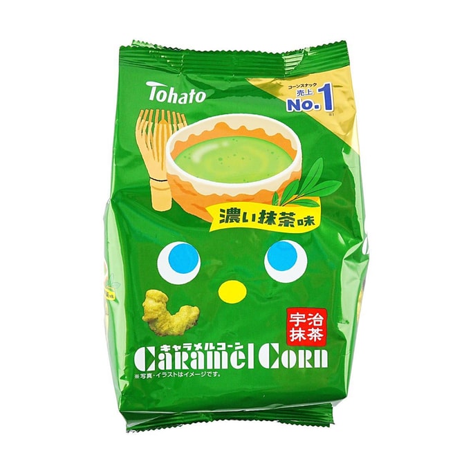 日本TOHATO桃哈多 粟米條 玉米脆 宇治抹茶味 65g