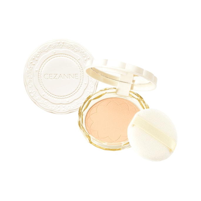 【日本直邮】CEZANNE倩丽 保湿防晒透明感粉饼 SPF50/PA++++ #00 10g