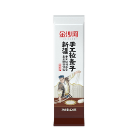 金沙河 新疆手工拉条子手擀面拉面速食挂面面条纯手工筋道拌面早餐120g1袋