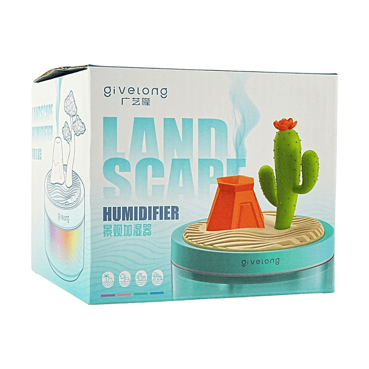 가로세로 12.5cm, 세로세로 14.3cm 크기의 귀여운 디자인의 USB 전원 방식 가로세로 가습기입니다. 4