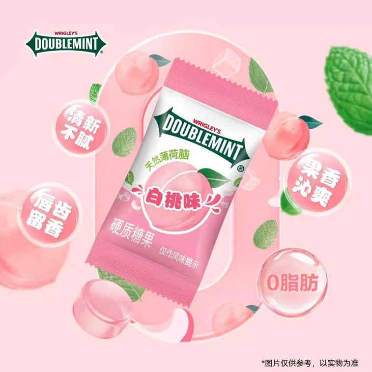 【中国直送】リグレー ピーチ型ラッキーキャンディー 幸運と新年の贈り物、息を爽やかにする、楽しいおやつ、24g×5箱 3