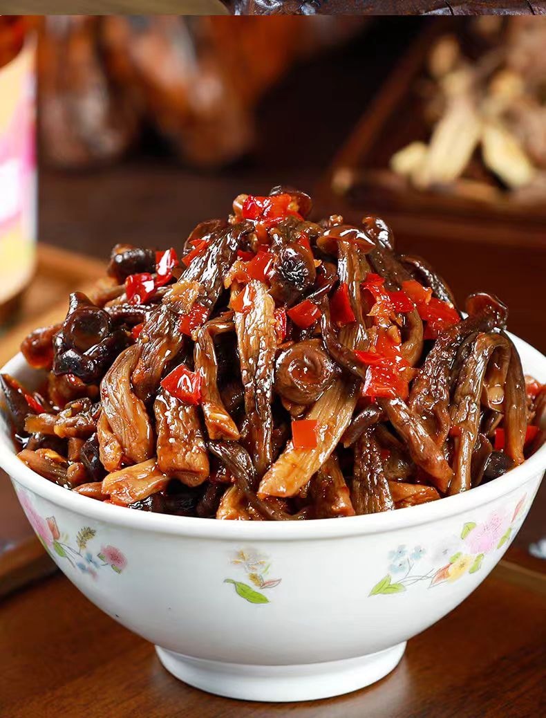 三知情 鹿茸菇什锦菜新鲜脆嫩爽口 湖南风味下饭菜即食酱菜238g*1罐